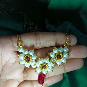 Peacock pendant Mangalsutra