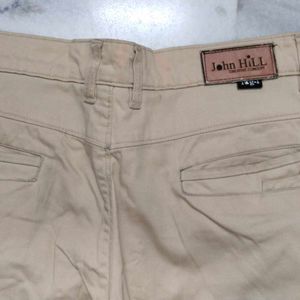 John Hill Nude Colour Formal Pant