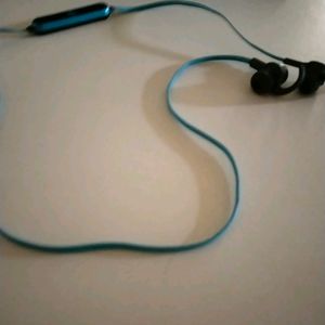 Beautiful Blue Black Headphones