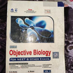 New Dinesh Objective Biology (Vol 1,2,3)