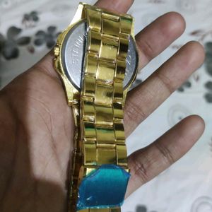 Analog Golden Watch