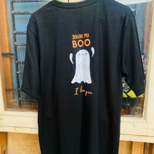 An Tshirts With Front Nd Back”i Love You Ghost”