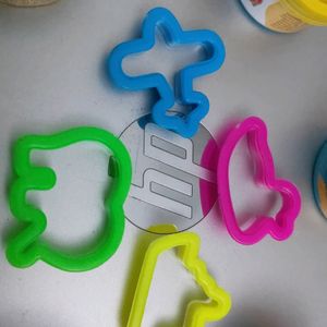 Clay Dough pack Of 6 With Tools