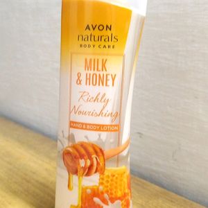 Avon Naturals Milk & Honey Hand & Body Lotion