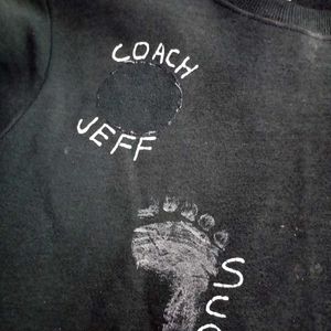 Cool Oversized Footprint Sweatshirt!