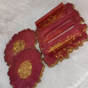 Resin Coaster Set