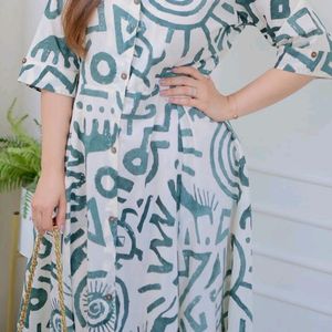 COTTON FABRIC PRINTED KURTI ALL SIZE AVAILABLE