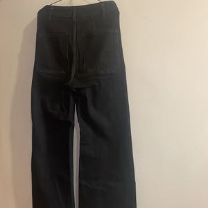 ZARA Wide leg black jeans