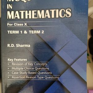 RD Sharma Mathematics MCQ Book