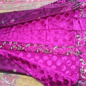 Silk Net Saree