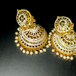 Beautiful Light Weight Jhumkas For Traditional Wea