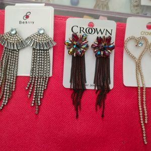 Fashion Combo Earrings Pack 6 Pices