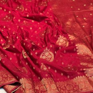 Unused Banarasi Georgette Saree