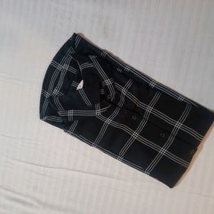 Black Check Shirt