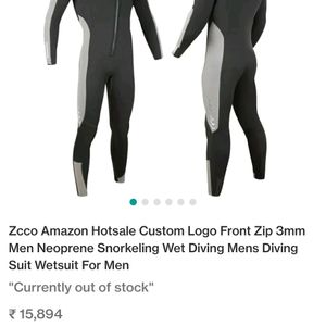 Men Neoprene Snorkeling Wet Suit