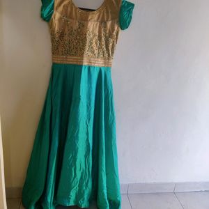 Long Frock With Pant And Dupatta