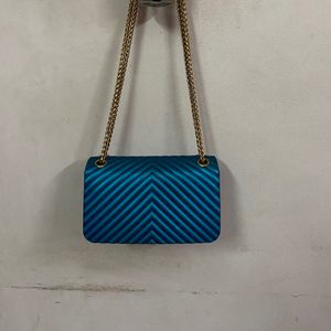 Teal Blue Sling Bag