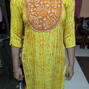 EMBROIDERED KURTA