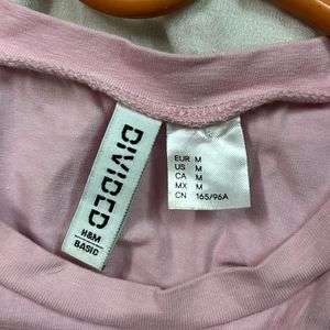 H&M DIVIDED PINK BODYCON DRESS