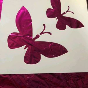 Butterfly Wall Stencil Design