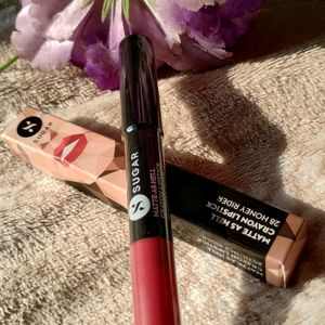 SUGAR Cosmetics Matte asHell LipCrayon-Honey Rider