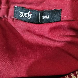 Maroon Color Lehenga Choli From Soch