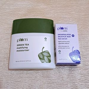 Plum Moisturizer And Serum Combo