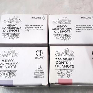 Brillare  Oil Shots Combo 4 Heavy Moisturising Sho