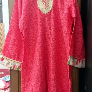 Three Layer Palazo With Kurta And Dupatta