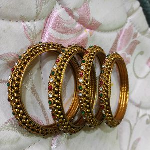 Gold Plated Bangles