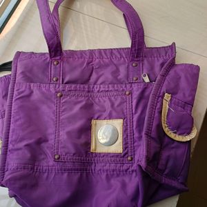 Purple Handbag For Daily Use.