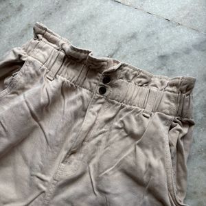 H&M  beige baggy fit jeans