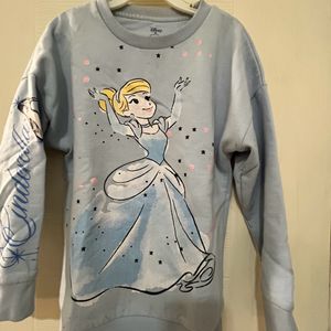 Cindrella Print Sweatshirt By Yk Disney 6-8 Yrs