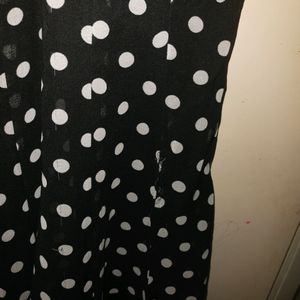 White Polka Dots Kurta