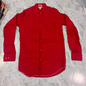 Red Color Men's  Shirts