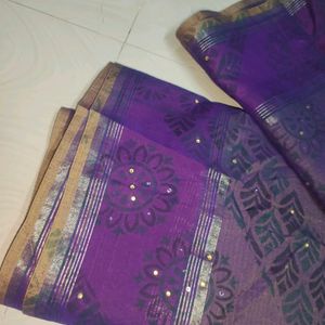 Purple 💜 Saree