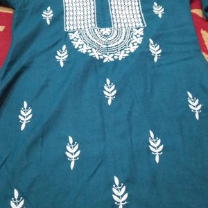 Lakhnavi Embroidery Kurta