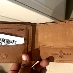 Brand New Genuine Leather Wallet With Tag