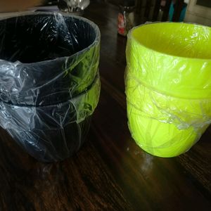 Plastic Plant Pots Set Of 4