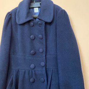 Navy Blue Overcoat