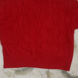 Red Woolen Sweater❤️