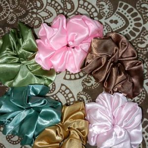 Hair Scrunchies (Pack Of 6)