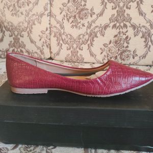 Outryt Reptile-pattern Ballerinas