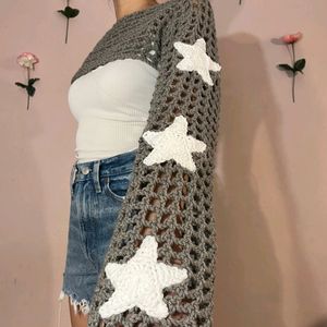 Crochet Grey 🌟 Bolero