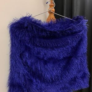 Royal Blue Fringes Skirt (New with Tag)💙