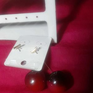 Plum Earrings