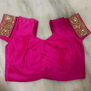 PURE SILK MAGENTA BLOUSE