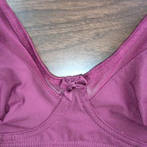 Burgandy Bra