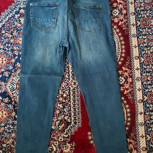 Dark Blue Slim Fit Jeans In Perfect Condition