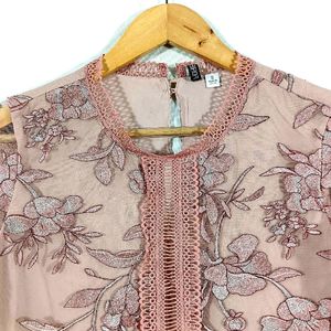 Gorgeous Glittery... Embroidery Beautiful Top...